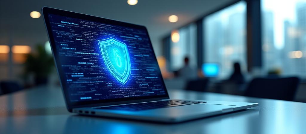 Data protection and digital security concept illustration