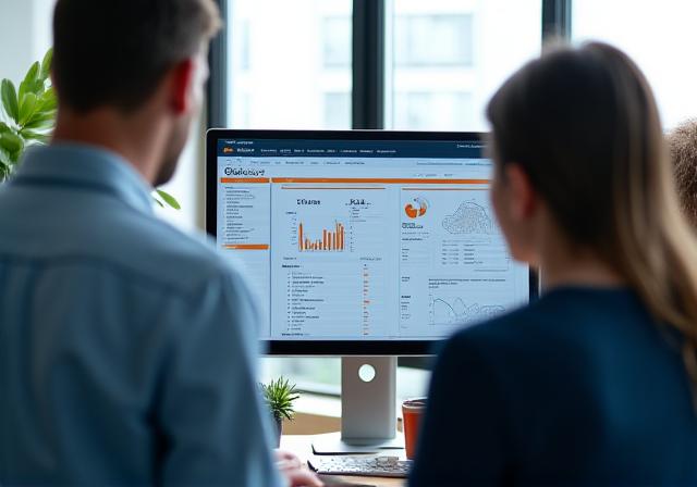 Students collaborating in a digital marketing intensive session